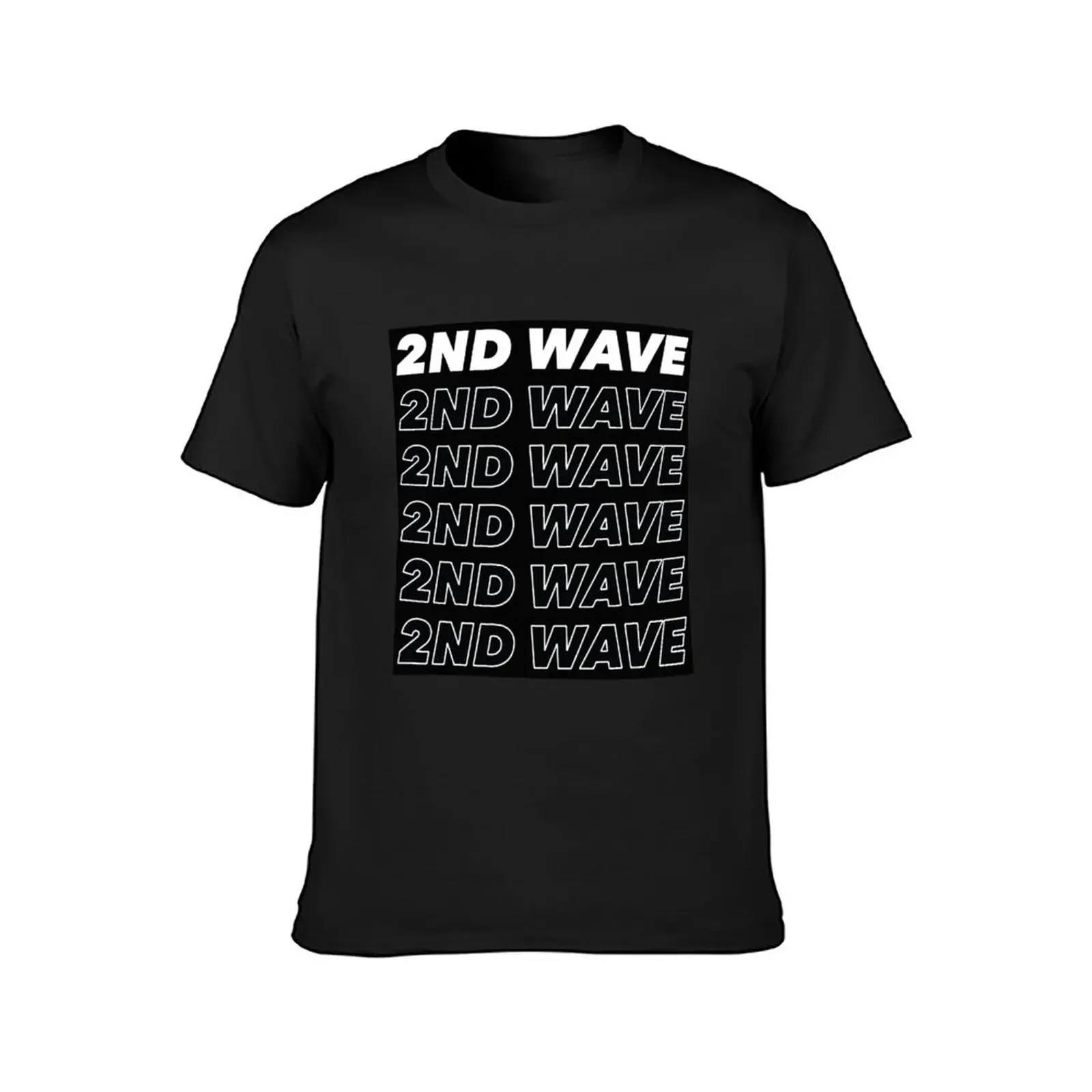 2nd Wave Shirt Time T-Shirt cute tops shirts graphic tees Men's clothing