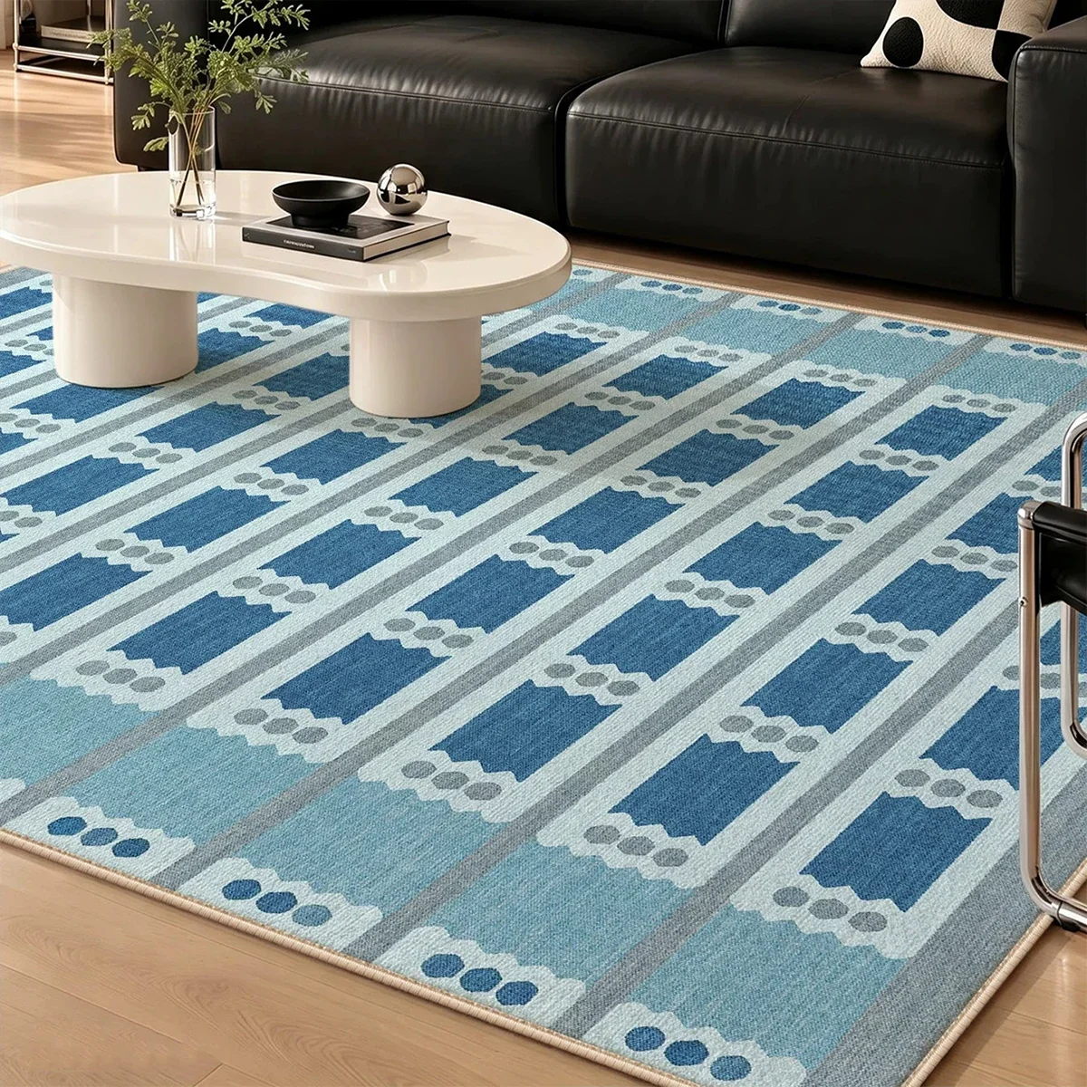 Bauhaus Geometric Pattern Carpet for Living Room Sofa Coffee Tables Floor Mat Washable Non-slip Rugs Bedroom Rug Home Decoration