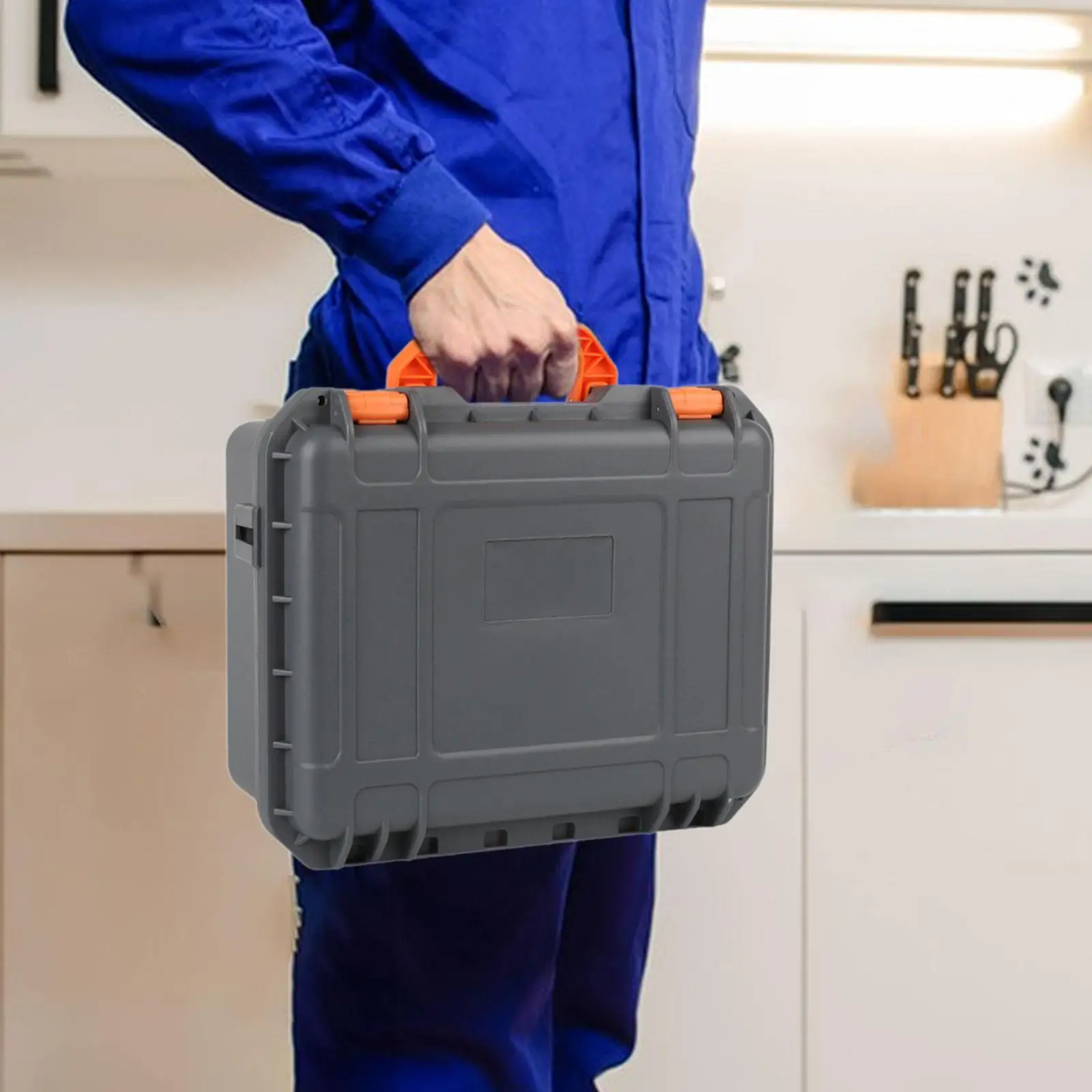 Tool Box Portable Storage Organizer for Hardware Workplace Composite Buckle