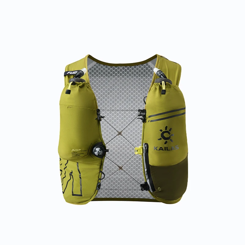 Kailas FUGA AIR 8L y 13L Unisex viaje maratón Trail Running senderismo ciclismo mochilas con botellas de agua blandas duales KA2554005