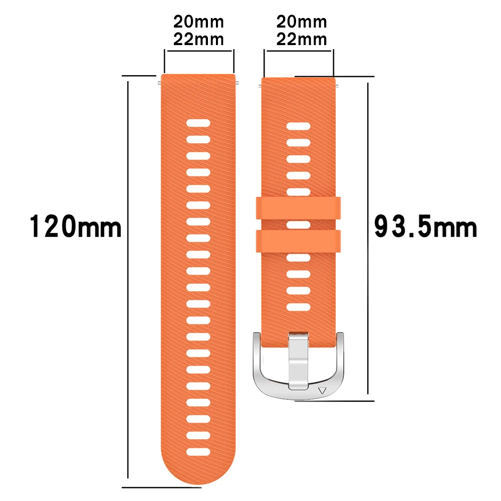 Silicone Bracelet for HUAWEI WATCH 5 4 GT 5 4 Pro 46mm GT5 GT4 42mm Wrist Band HONOR Magic Watch4 GS 3 Pro 20mm 22mm Watch Strap