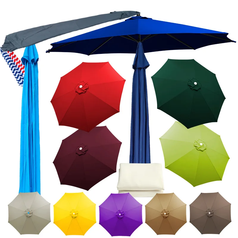 Sunshade Cloth Outdoor Patio Umbrella Surface Replacement Cloth Rainproof Sunshade Cloth