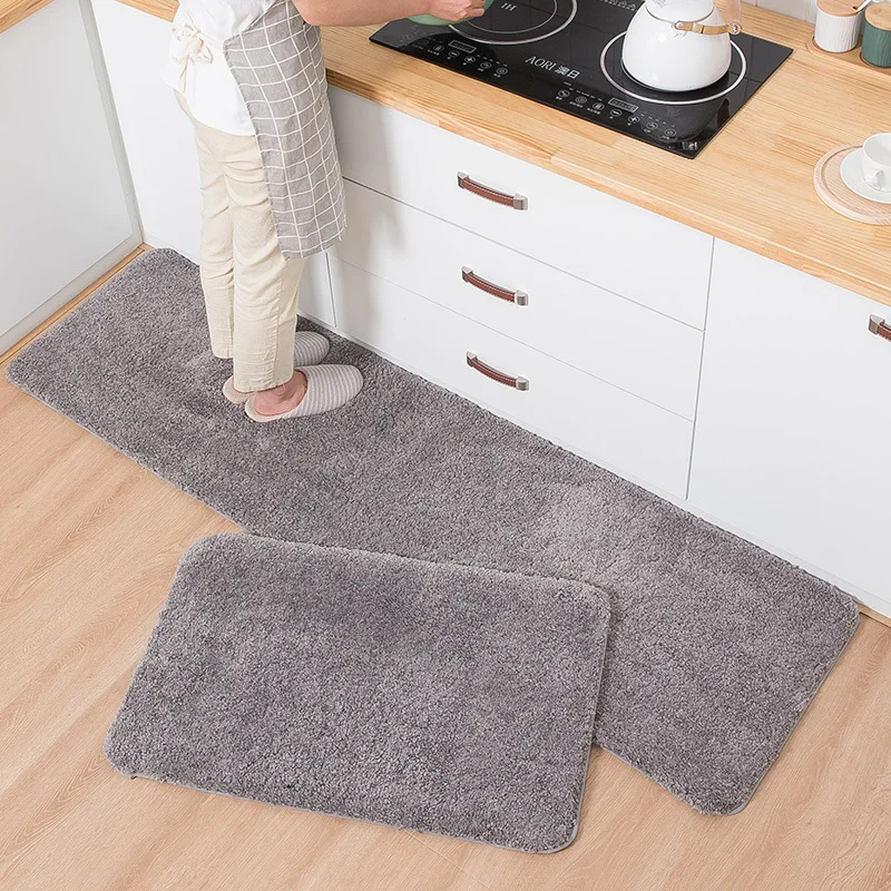 500MMx1800MM Velvet material strong absorbent bathroom non-slip mat carpet floor mat kitchen mat