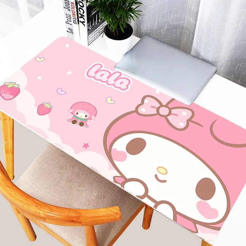 

Mouse Pad Cute Pink Keyboard Pad Natural Rubber Anti-Slip Office PC Kawaii My M-melody Extended Desk Mat Perfect Gift for Teens