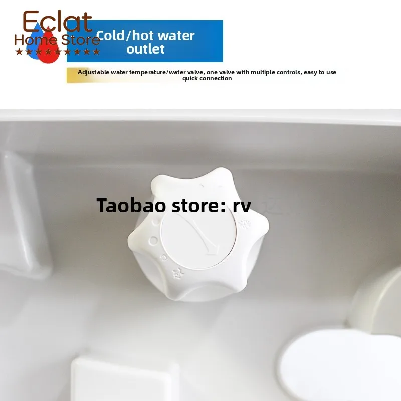 RV modification accessories External shower box Single knob hot and cold switch Shower shower Pull-out outdoor