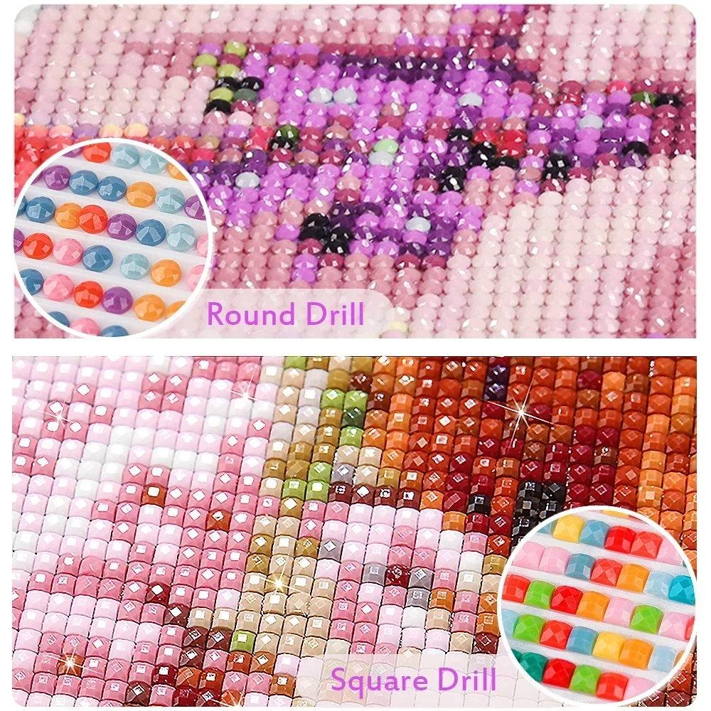DIY 5D Diamond Art Painting Plants Beautiful Colorful Succulent Series Full Diamond Embroidery Kit Handmade Home Decoration