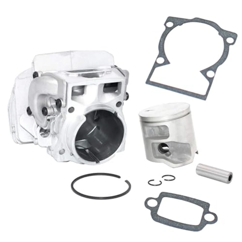 Complete Rebuild Kit 46MM Piston Kit Chainsaw Repair Easy Installation Long Lifespan Kit Precision Fit Piston Kit