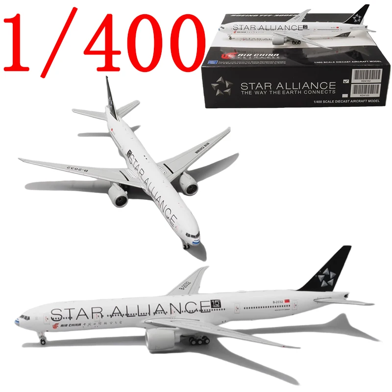 JC WINGS ダイキャスト 1/400スケール ボーイング 合金製模型飛行機 ボーイング B777-300ER B-2032 KD4102 飛行機のおもちゃ 男の子向けギフトボックス
