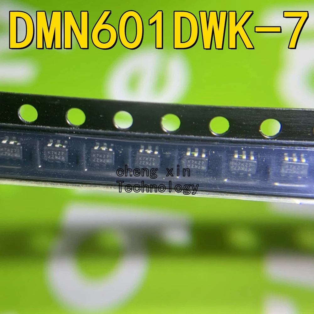 DMN601DWK-7 20 piezas 50 Uds serigrafía nueva y Original: K7K K7KZ7 K7KY6 DMN601DWK doble canal N, 60V, 305mA