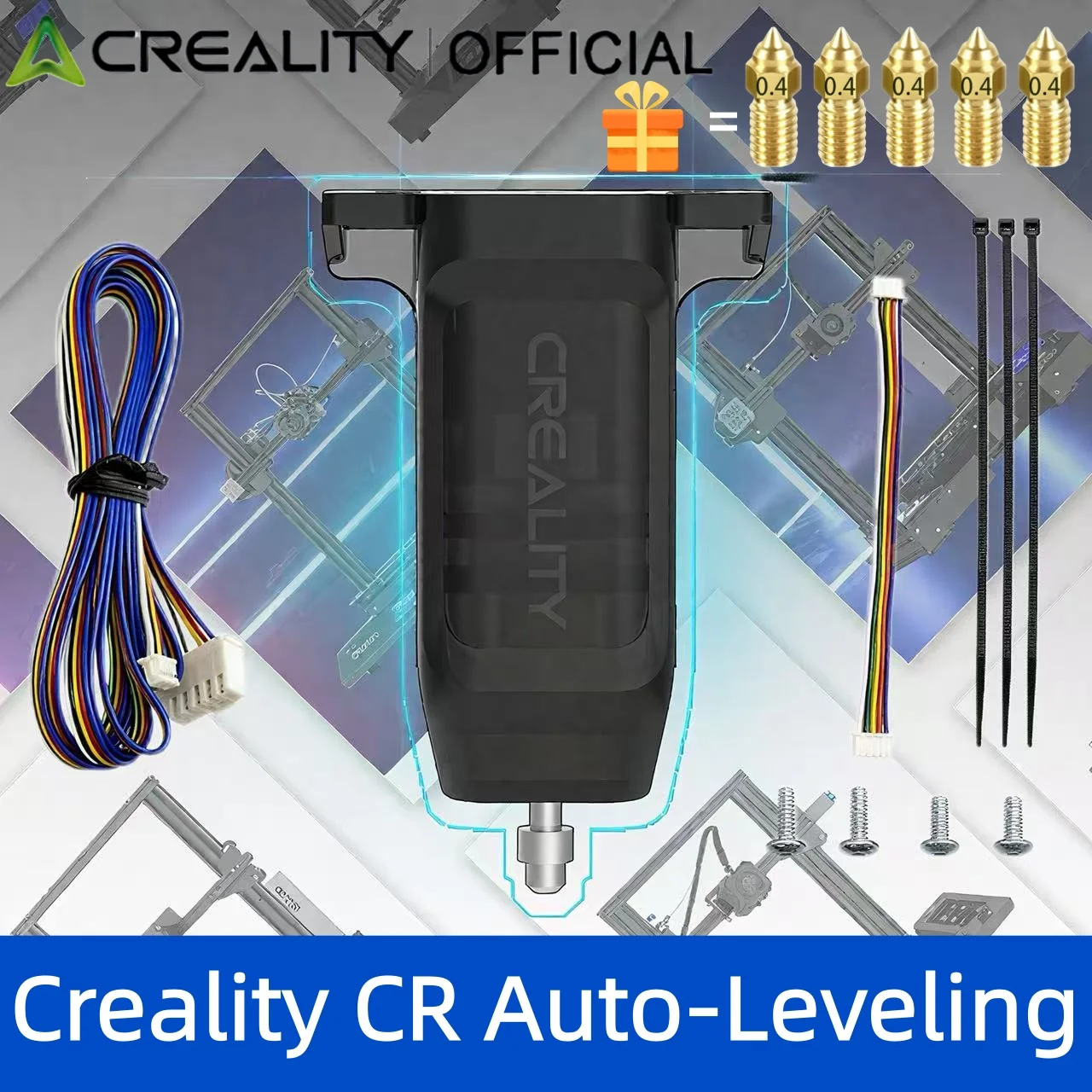 Creality CR TOUCH Auto Leveling Kit (Without Bracket) Compatible With Most FDM 3D Printers And Mainstream Auto-leveling Products