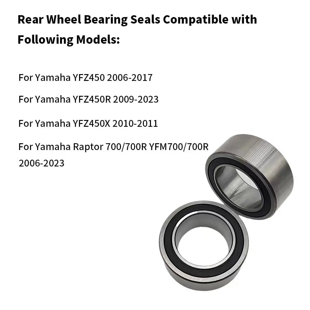 Rear Wheel Axle Bearing Seal O-Ring Kit For Yamaha Raptor 700 700R YFM700 2006-2023 YFZ450R 09-23 #93304-20812-00