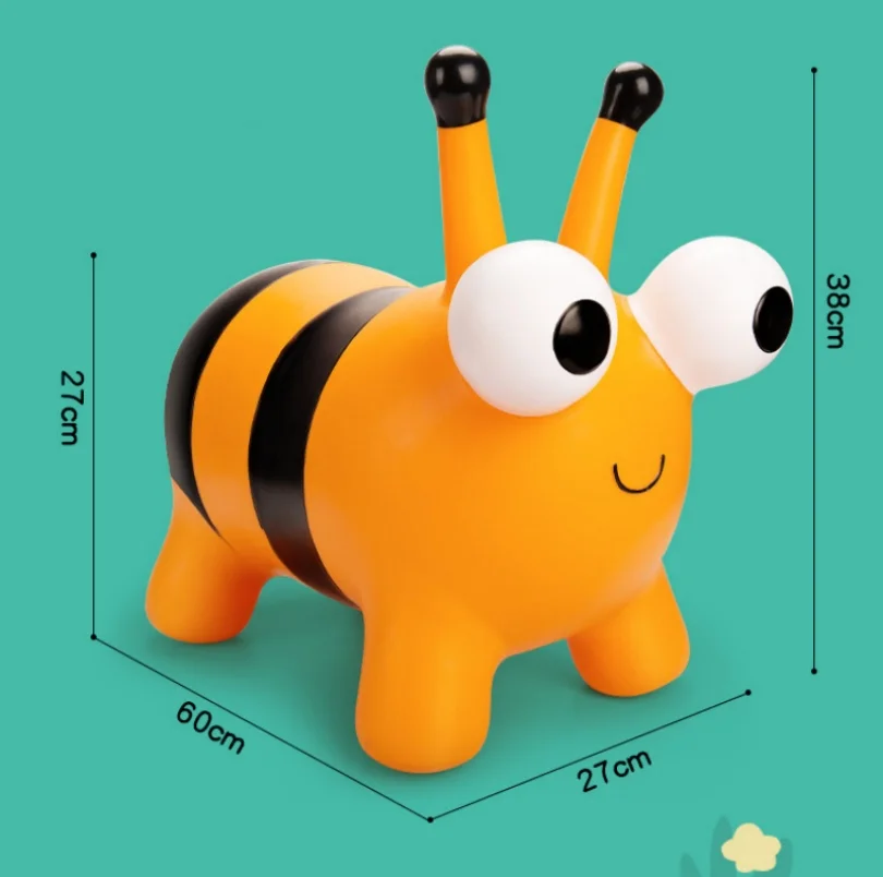 Kid inflatable toy Bee Bouncy Animals Hopper Outdoor Indoor Jumping Bounce Hopping Toys for Toddlers Inflatable Bouncing Hopper