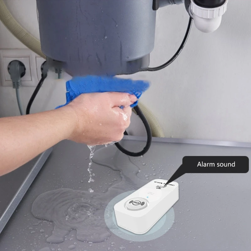 

Water Leakage Detector Overflow Alerts Wifi Wireless Home Security Alarm
