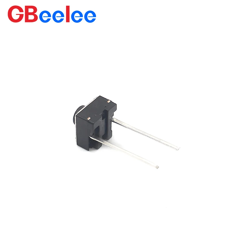 500 STKS Beelee BL-QC-6X6 Toetsschakelaars 6*6 Ronde Tactile Tact Drukknop 2 Pin