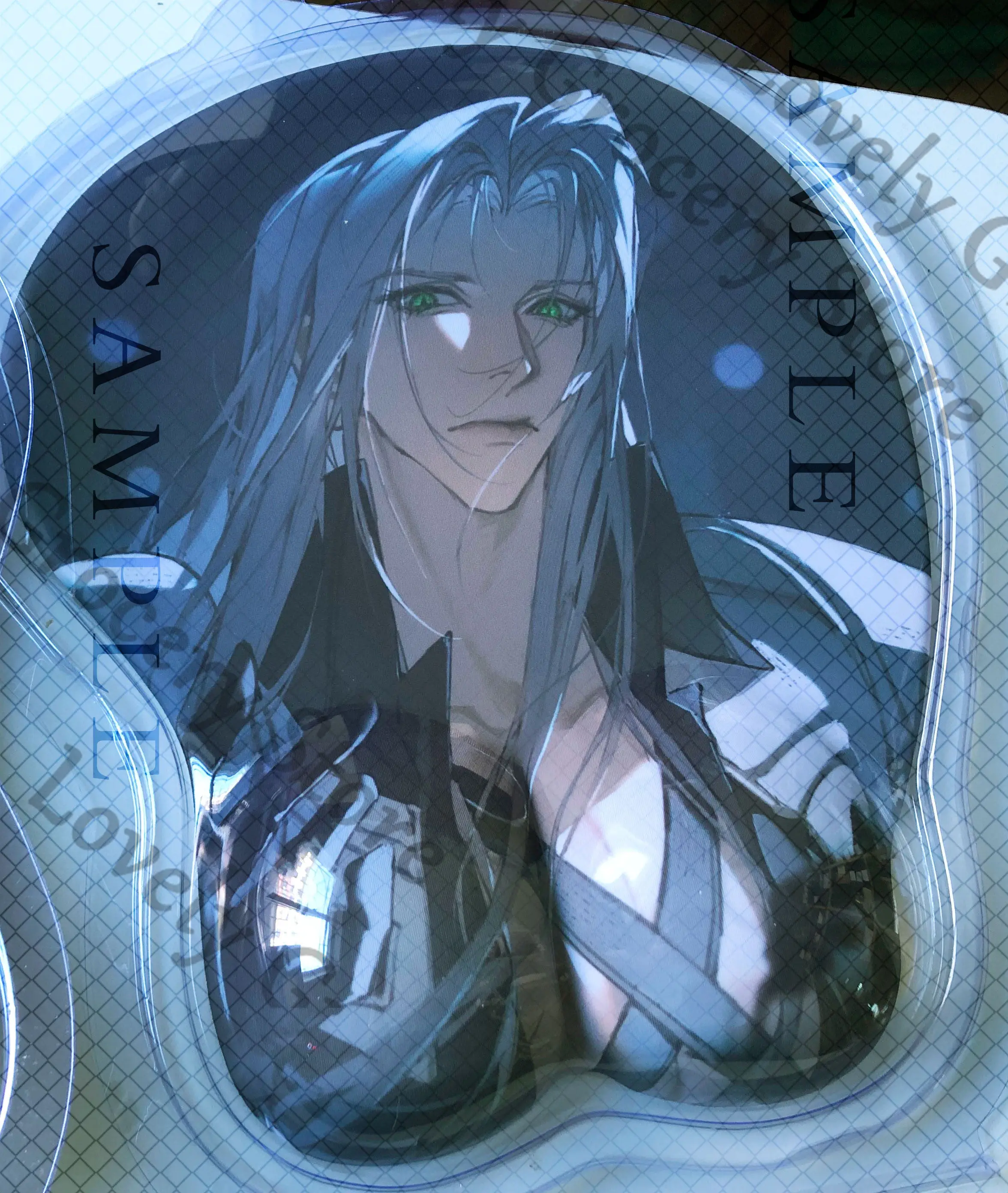 

Аниме ‌ Силиконовый коврик для мыши Sephiroth (косплей), настольный коврик, аксессуар, украшение, подарок для фанатов