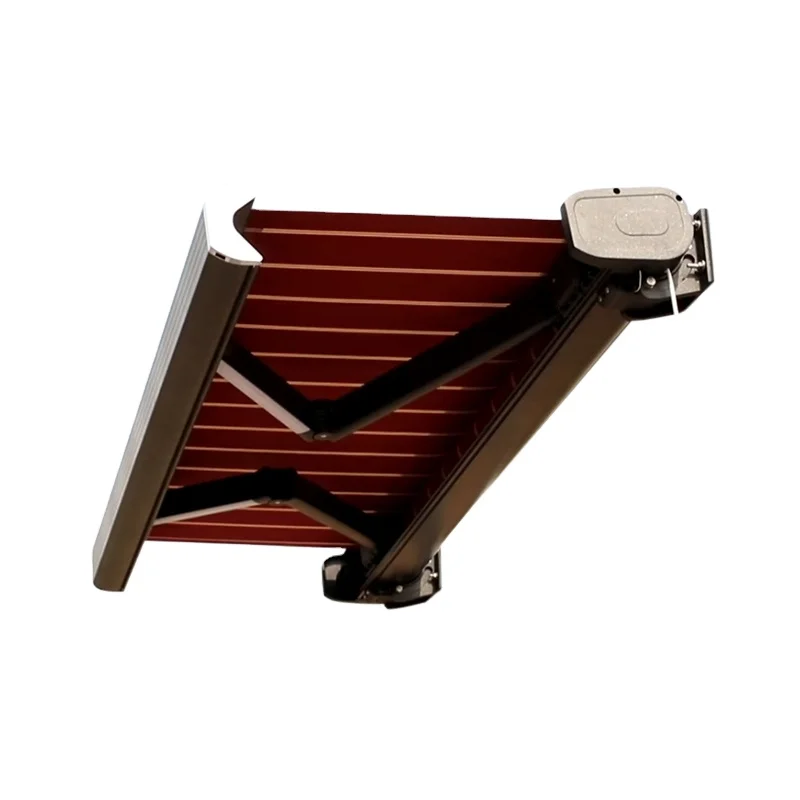 Outdoor Garden Aluminum Folding Arm Awning Outdoor Motorized Retractable Awnings Full Cassette Awning