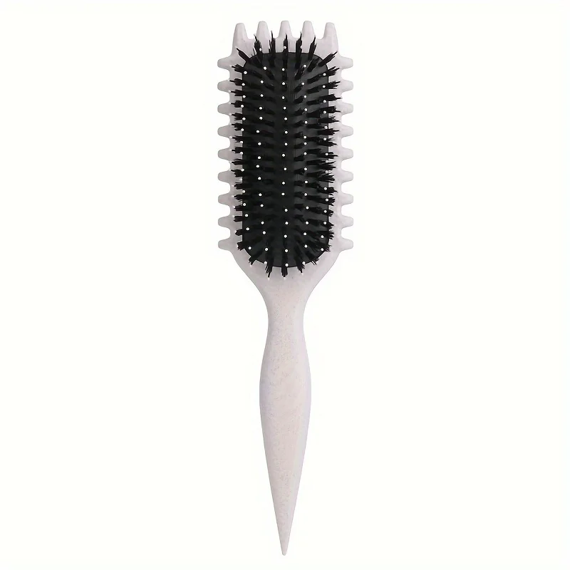 1Pc CANDY BRUSH Krullend haar Stylingborstel-ontwarren met tanden, vermindert trekscheiding Nylon borstelharen voor alle krultypes
