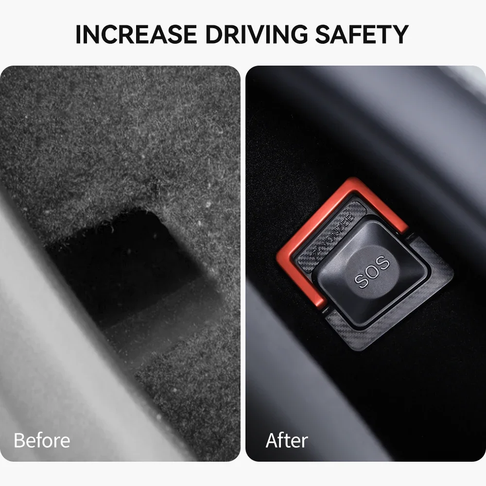 2 قطعة ل تسلا نموذج 3 Y العرعر هايلاند 2021-2025 الباب الخلفي حالات الطوارئ سلامة سحب حبل مقبض الطوارئ اكسسوارات السيارات السيارات #3