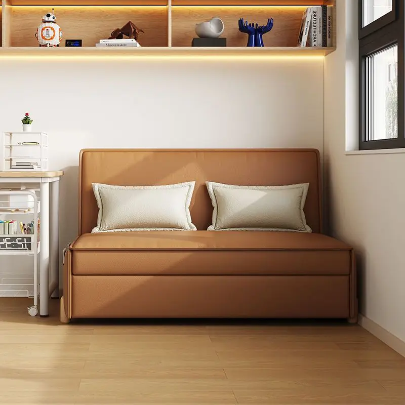 

DSA sofa bed folding dual-purpose small apartment multi-functional single double living room study balcony telescopic push-pull