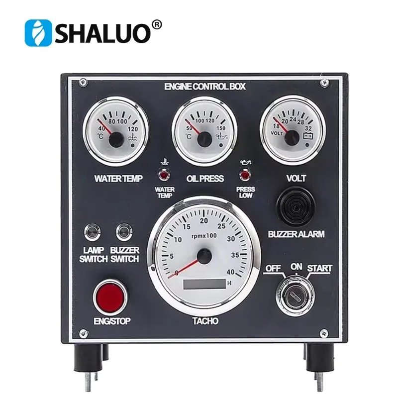 

2025 New Style0-4000RPM Marine Engine Instrument Gauge Panel Water Truck Dash Cluster Panel Match Temperature Sensor Gauge Oil P