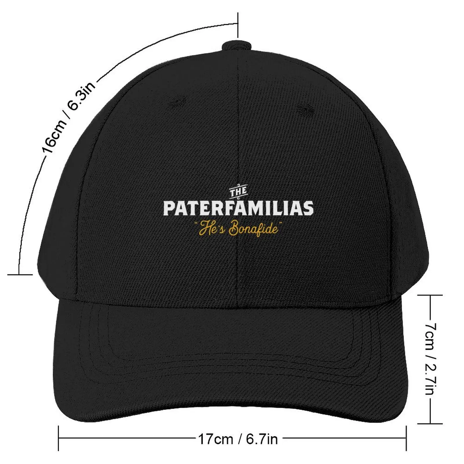 The Paterfamilias - Bonafide Head of the Family! Baseball Cap fashionable Bobble Hat Hats For Men Women's