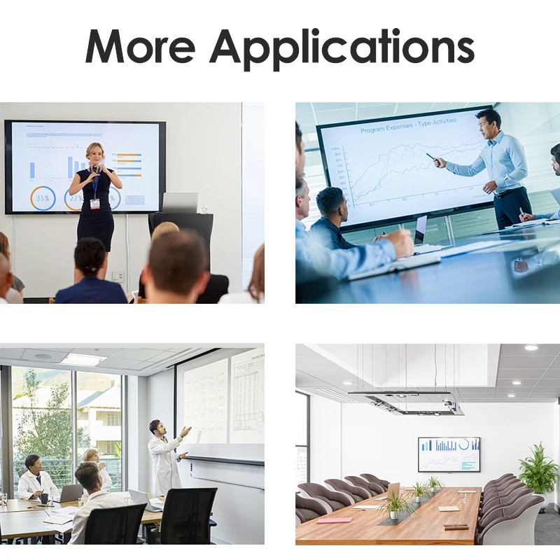 65 75 86 Inch 4K Electronic Smartboards Interactive Classroom Digital Board IR Interactive Whiteboard Smart Boards For Teaching