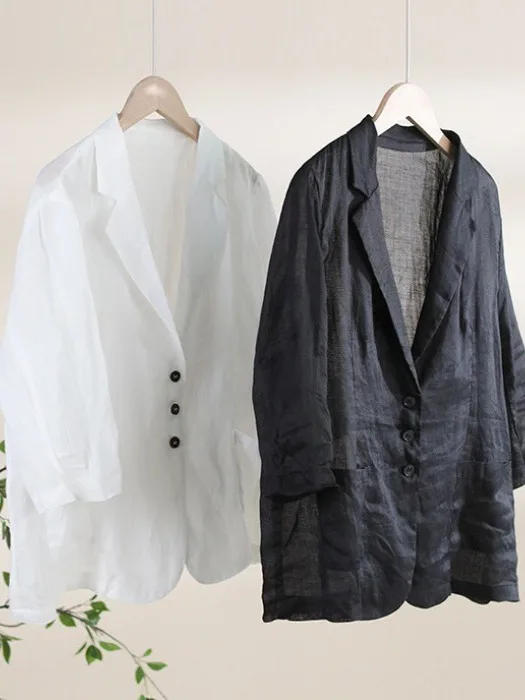 

Ретро-рубашка свободного кроя на пуговицах, женская, из хлопка и льна, с рукавом три четверти, летняя, новый модный стиль