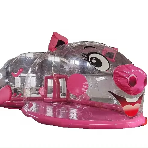 New Design Cute Piggy Island Inflatable Playground Bubble House Inflatable Castle for Outdoor for Kids and Adults Entertainment