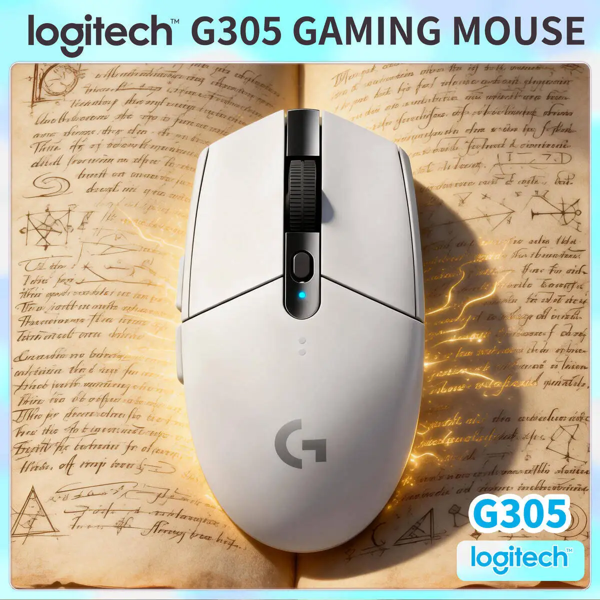 

Игровая мышь Logitech G305 Wireless, 12000 DPI HERO, 6 кнопок, 250 часов автономной работы, 99 г, легкая, LIGHTSPEED 1 мс, для ПК, Mac, ноутбуков