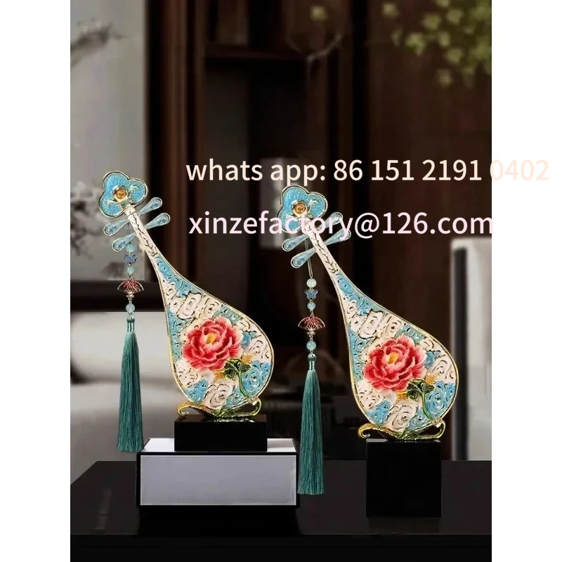 

Customizable ornaments, high-end niche decorations in the living room, entrance wine cabinet, enamel color handicrafts