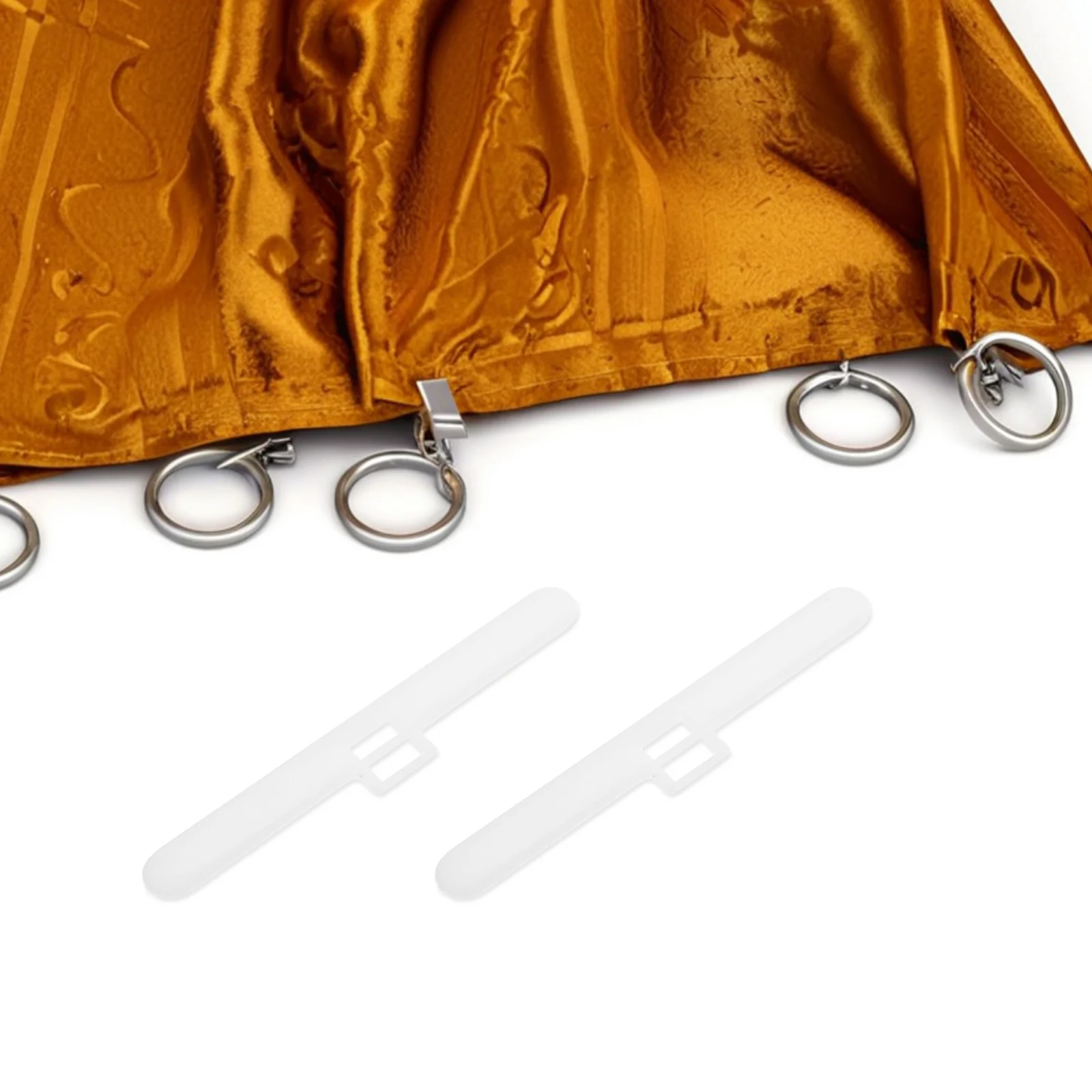 

10Pcs Vertical Blind Replacement Slats Dual Hole Design Smooth Surface Easy Installation for Home Office Repairs