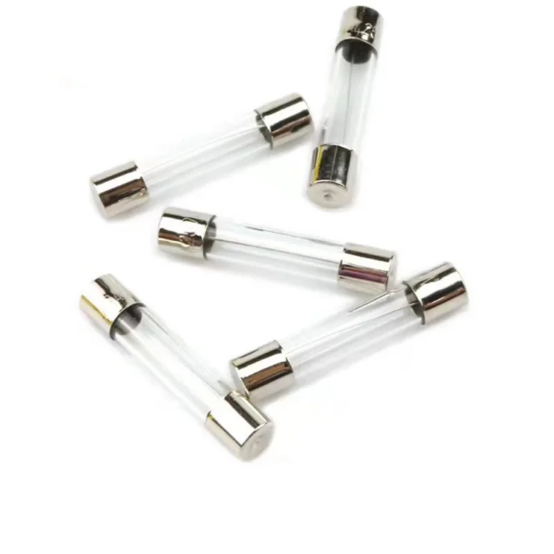 10pcs Glass Tube Fuse 6X30MM 0.1A 0.2A 0.5A 1A 2A 3A 4A 5A 6.3A 8A 10A 12A 15A 20A 30A 25A 250V Fast Blow Fuses