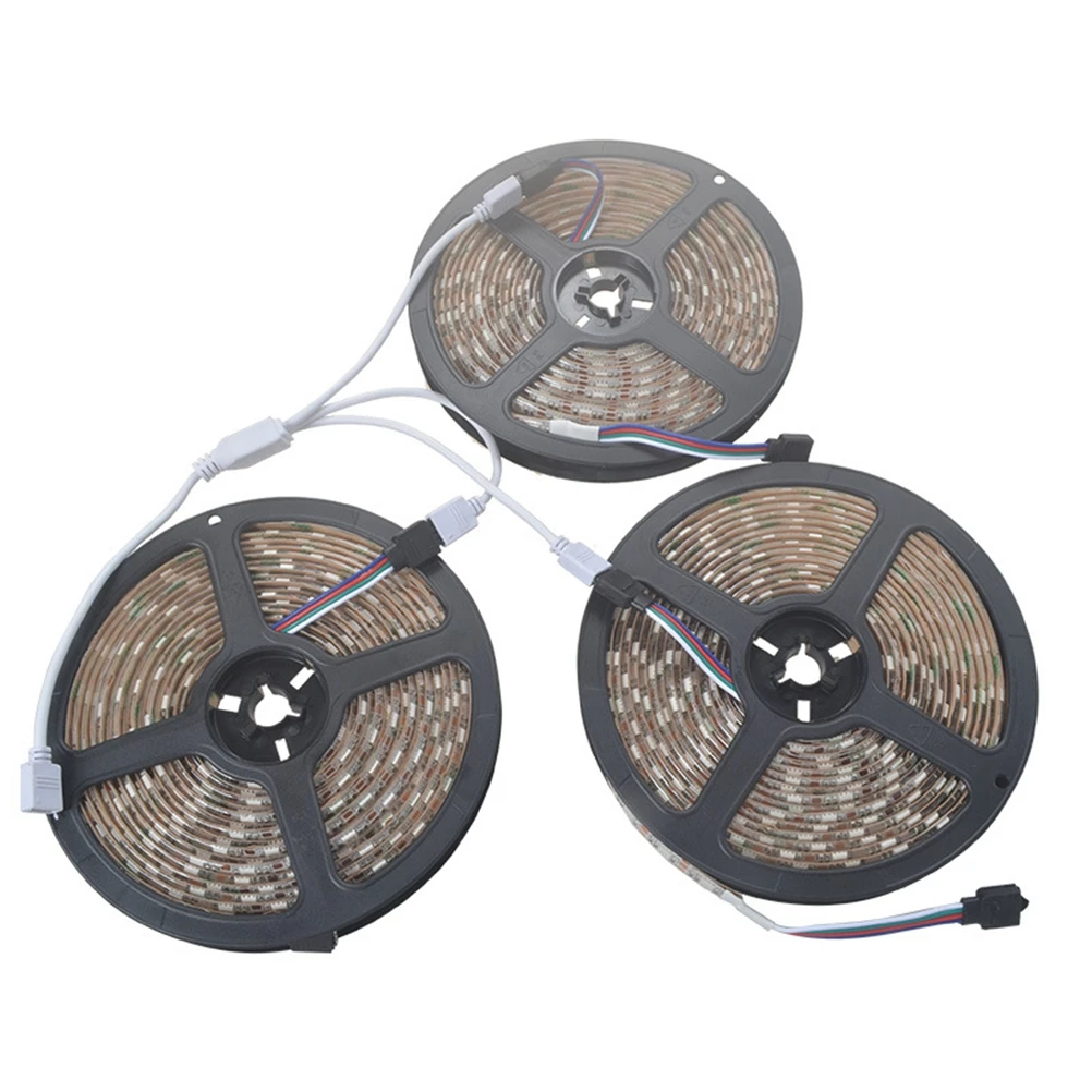 

2 Pcs 4 Pin LED Strip Splitter Connectors Splitter Cables with 8 Pack Male 4 Pin Plugs for One to Three 5050 3528 RGB LED