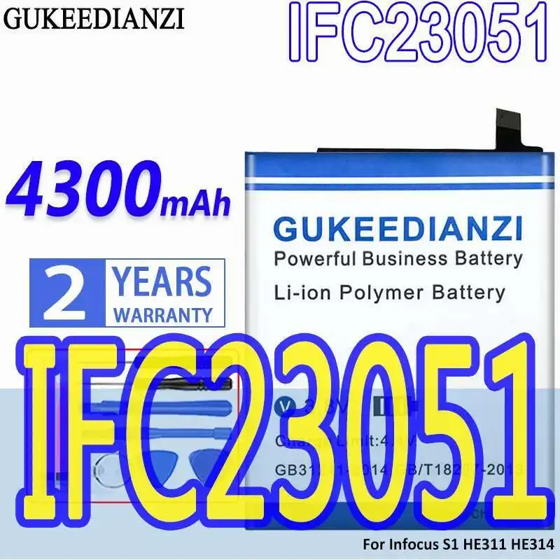 

Для Infocus S1 HE311 HE314 Легкий аккумулятор для мобильного телефона емкостью 4300 мАч IFC23051, высокая эффективность