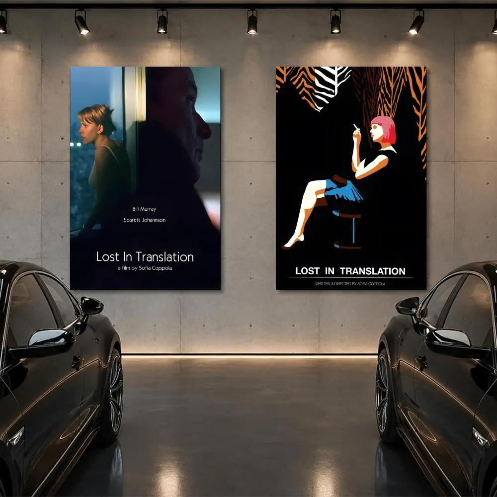 Romantic Movie Lost In Translation Canvas Poster Room Decor Home Wall Art Printing Waterproof Garage BedRoom Posters Gift