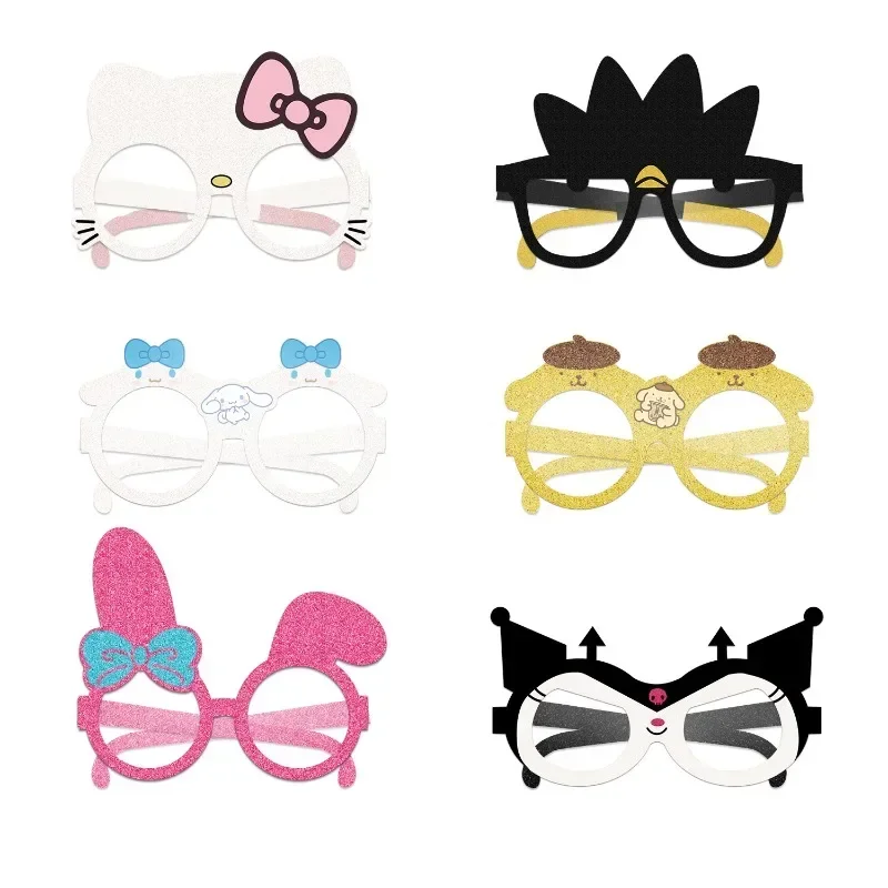 Sanrio Birthday Party Decoration Paper Eye Cool Lomi Mask Jade Gui Dog Photo Prop Children's Birthday