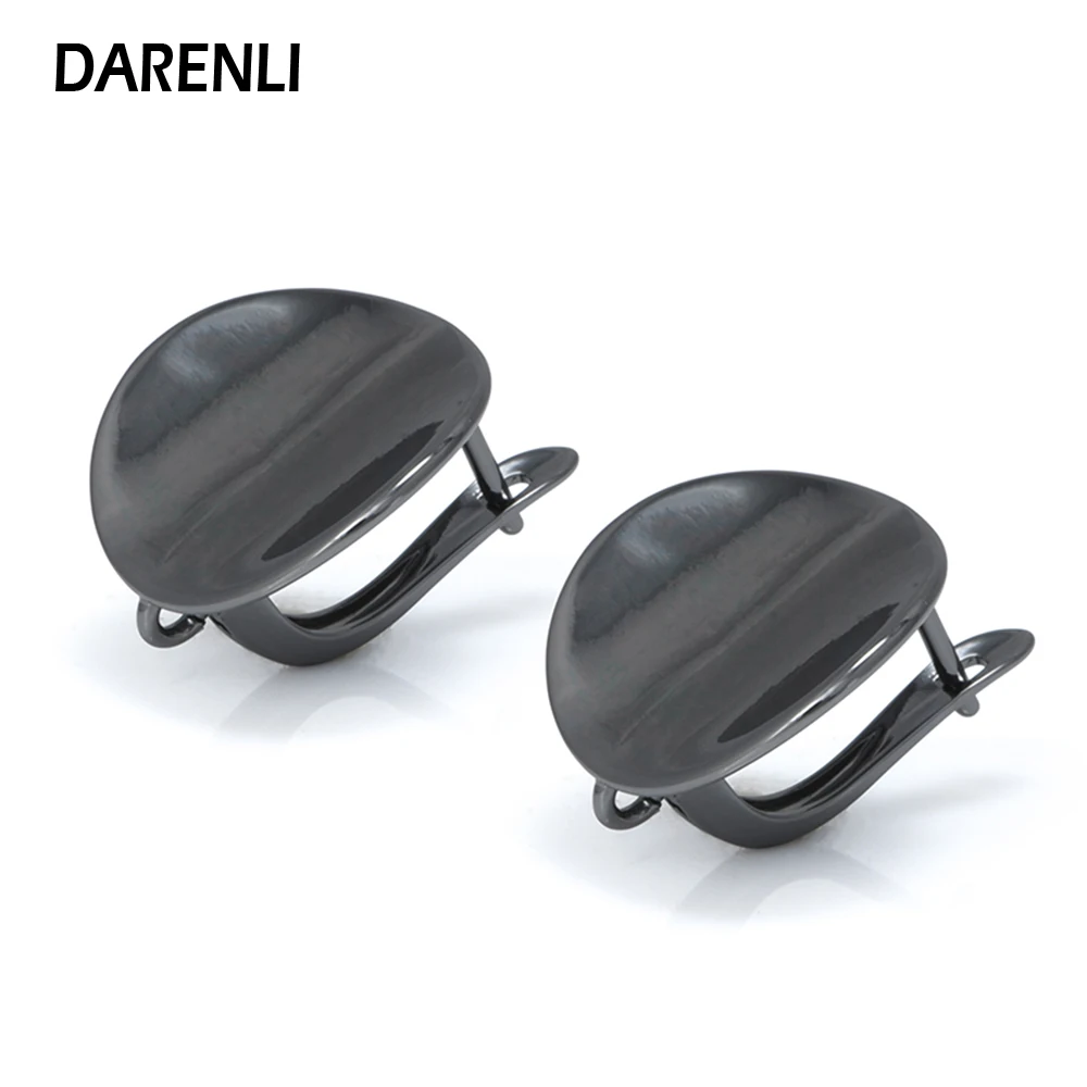 

DARENLI 1 Pair French Style Brass Earrings Hooks 18K Gold/Rhodium Plated Jewelry Making Materials Accessories Nickel Free