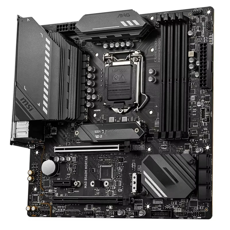 

B560M DDR4 Motherboard Support 10th/11th Processor Suit for Core I7 I5 LGA1200 M-ATX PC Motherboard