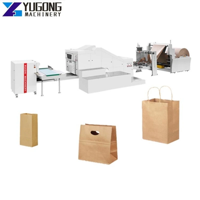 Food Paper Bag Making Machine Auto Square Bottom Paper Bag Making Machine Packaging Bag Making Machine Paper Bag Making Machine