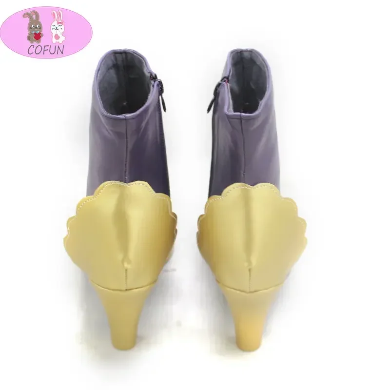 Buty do cosplayu COFUN Collei, kozaki do kostiumu Genshin Impact, przebranie, cosplay Genshin, buty na wysokim obcasie dla kobiet i mężczyzn