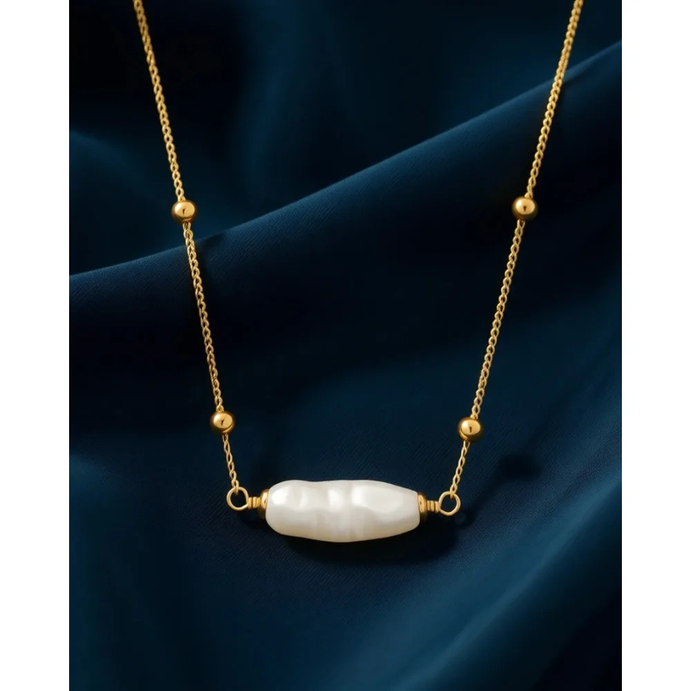 

Позолоченное 18-каратным золотом колье-чокер ручной работы для женщин