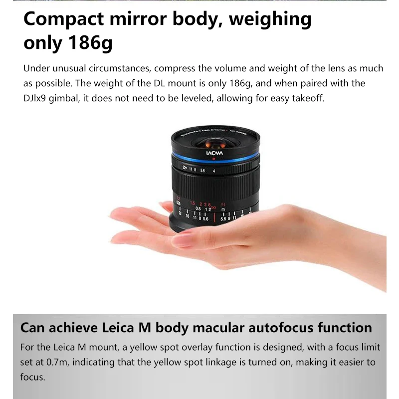 LAOWA 11 مللي متر F4.5/14 مللي متر F4.0 عدسة الكاميرا لكانون نيكون سوني لايكا DL سيجما/لايكا/باناسونيك L كامل الإطار عدسة تركيز يدوية