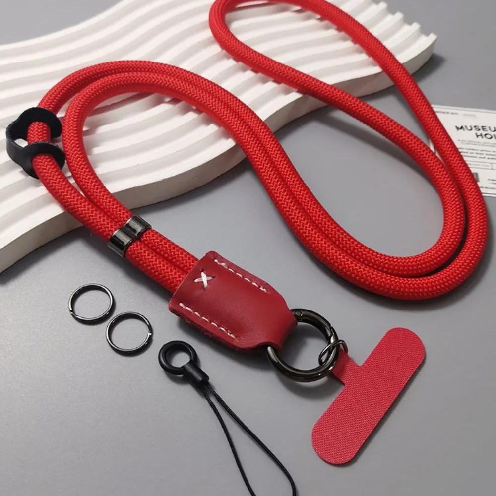 

Регулируемый ремешок для мобильного телефона, длинный съемный ремешок для телефона через плечо, подвесная металлическая пряжка на шею, цепочка для мобильного телефона