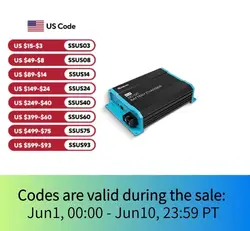 Renogy 12V 60A DC to DC On-Board Battery Charger for Flooded, Gel, AGM, and Lithium, Using Multi-Stage Charging in RVs,