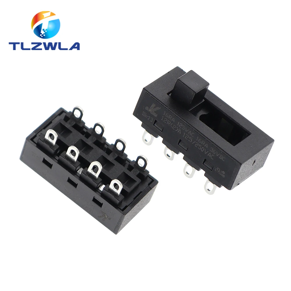 2PCS 12A 250V 3 Position 8 Pin Toggle Slide DIP Switch LQ-103H Hair Dryer Hot Cold Wind for JJ-15 Philips Flyco FH6218/20/21/31