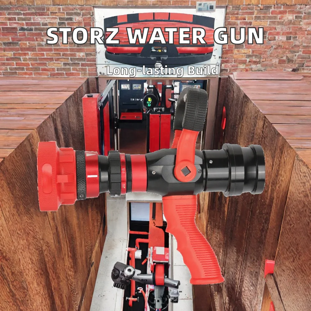 Storz BRITISH NH Quick Connector Non-Recoil Stainless Steel Water Gun Large/Small Flow Fire Hose Fire Protection Equipment
