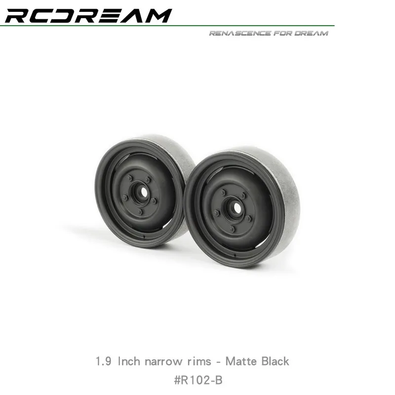Rcdream Rc 1 9 Inch Narrow Wheel Rims For 1 10 Scale Rc Crawler Car Compatible With D90 Rd110 Fcx10 Camel Trophy Wheel Hub