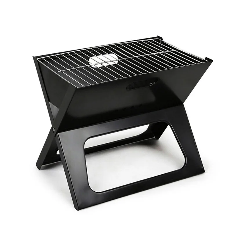 

Folding Notebook Charcoal Barbecue X Shape BBQ Grill Camping Grill Portable