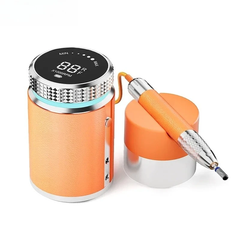 High Quality Portable Dustproof Manicure Machine Nail Drill Waterproof Brushless Motor Handle Beauty Salon Nail Equipment
