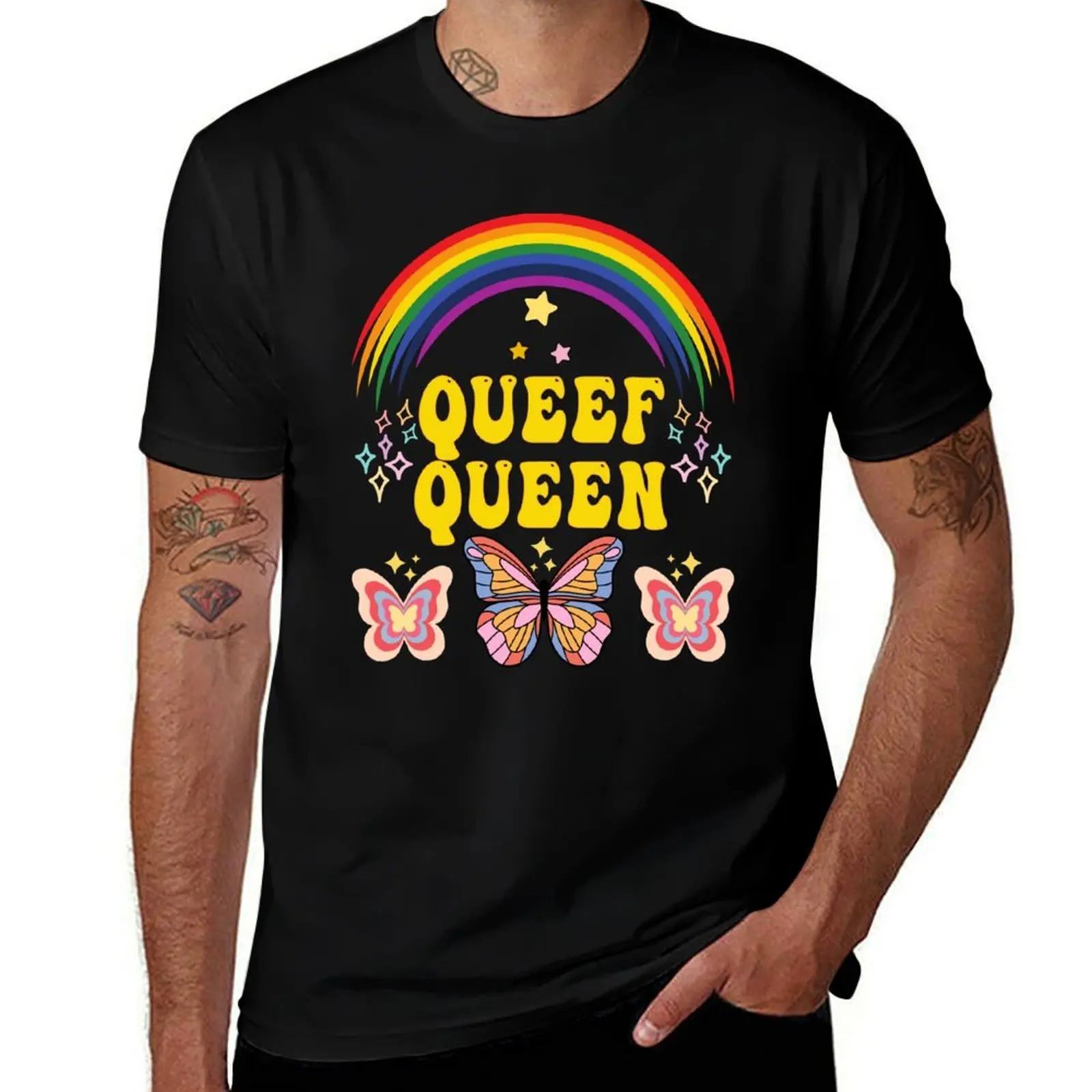 

Inappropriate Queef Queen Embarassing Adult Humor T-Shirt Aesthetic clothing summer top boys animal print t shirts men